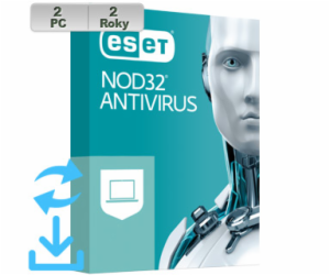 ESET NOD32 Antivirus 20XX 2PC na 2r El.lic AKT