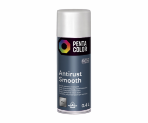 Aerosolová barva Pentacolor Smooth Effect, stříbrná, 0,4l