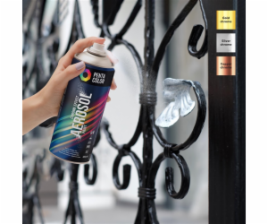 Aerosolová barva Pentacolor stříbrná - barva chrom 400ml