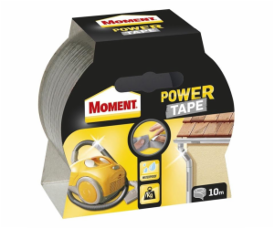 Lepicí páska MOMENT POWER TAPE, 10 m × 50 mm, stříbrná