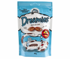 Delicious pro kočky Dreamies, s lososem, 60 gr