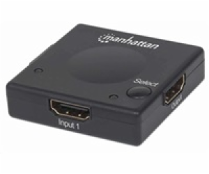 Manhattan HDMI přepínač, 2-Port HDMI Switch, 1080p, černá