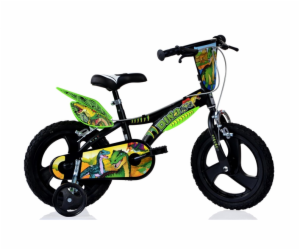 Dětské kolo Dino Bikes 616L-DS, černá/zelená, 16"