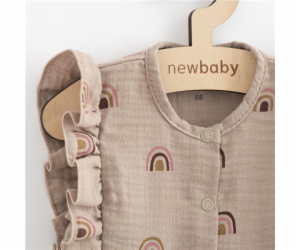 Letní kojenecké mušelínové šaty New Baby Rainbow Vel.80 (...