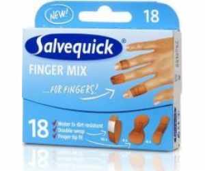 Salvequick Salvequick Náplasti na prsty Mix 1 balení - 18 ks