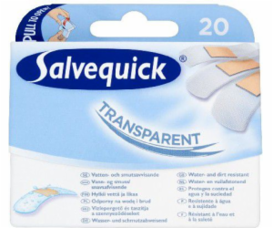 Salvequick Transparentní náplasti 1 balení - 20 ks