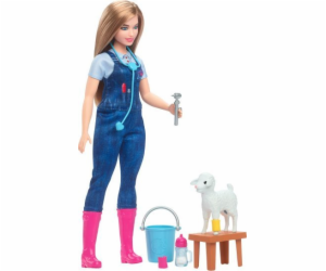 Figurka veterináře Mattel Barbie Farm