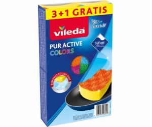 Houbička Vileda Pur Active Colors 4 ks