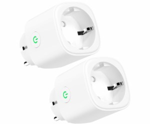 Meross Smart Wi-Fi Plug Matter with Energy Monitor (2 Pack)