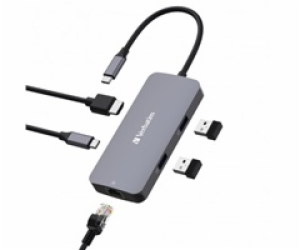 VERBATIM Hub USB-C Pro Multiport 5 Port, 2x USB 3.2, 1x U...