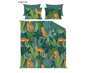 POTAH COMPL SATIN JUNGLE LIFE 160X200