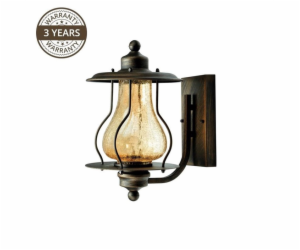 Montážní lampa 009-WU, 60W, E27, IP43, matná hnědá