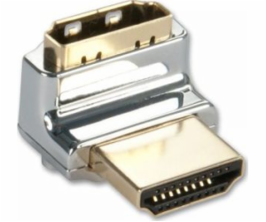 Lindy AV adaptér HDMI - HDMI stříbrný (41506)