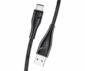 Usams USB-A – USB-C kabel USB 1 m černý (63794-uniw)