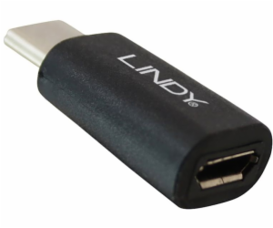 Lindy USB-C - microUSB USB adaptér černý (41896)