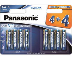 Baterie Panasonic AA/R6 8 ks.