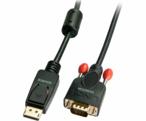 Lindy DisplayPort – kabel D-Sub (VGA) 0,5 m černý (41940)