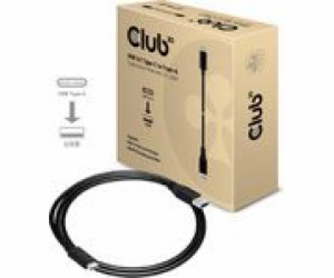 USB Club 3D kabel USB-A – USB-C 1 m černý (CAC-1523)