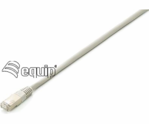 Equip Patchcord Cat6a, S/FTP, 5m, šedý (605604)