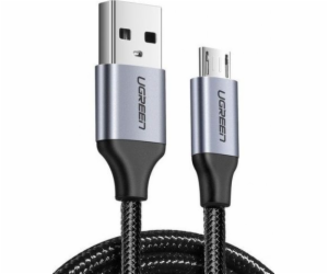 Ugreen USB-A - microUSB kabel 1,5 m šedý (60147)