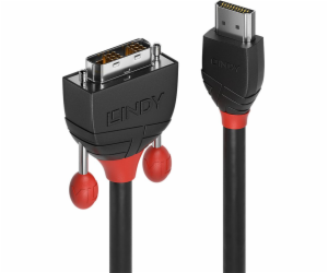 Lindy HDMI - DVI-D kabel 1m černý (36271)