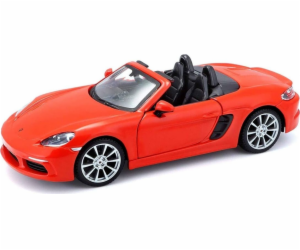 Bburago Porsche 718 Boxster Orange 1:24