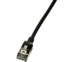 LogiLink Patchkabel LogiLink CAT6A STP TPE SlimLine černý...