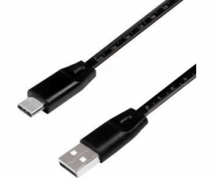 LogiLink USB-A - USB-C kabel USB 1 m černý (CU0157)