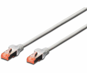 Digitus Patchcord CAT6, S-FTP, 0,25 m, šedý, 10 kusů (DK-...