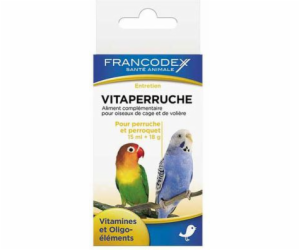 Francodex Vitamíny pro papoušky 15 ml + 18 g