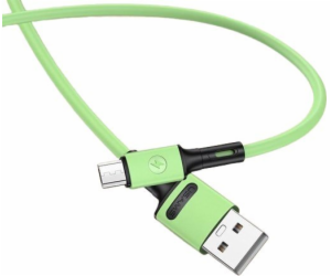 Usams USB-A - microUSB USB kabel 1 m zelený (69871-uniw)