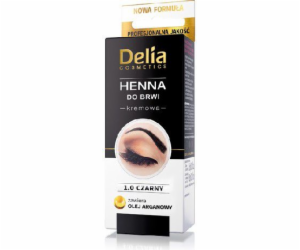 Krém na obočí Delia Henna č. 1.0 Black