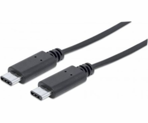 Manhattan USB-C – USB-C kabel USB 1 m černý (353526)