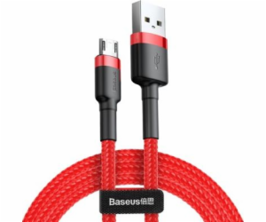 Baseus USB-A - microUSB USB kabel 1 m Červený a černý (CA...