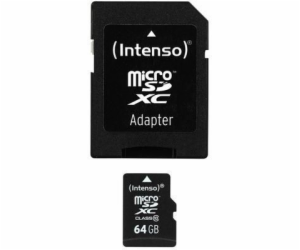 Karta Intenso MicroSDXC 64 GB Class 10 (3413490)