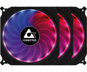 Chieftec Tornado 3-pack ventilátor + Hub (CF-3012-RGB)