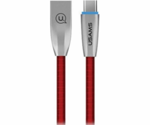 Usams USB-A – USB-C USB kabel 1,2 m červený (63813-uniw)