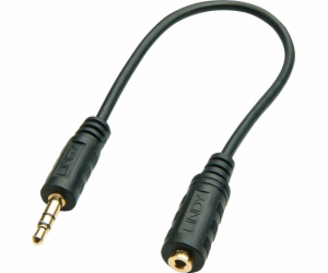 Lindy Jack 2,5 mm - Jack 3,5 mm kabel 0,2 m černý (35699)