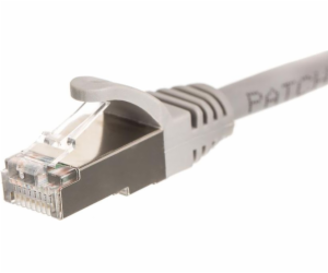 Patch kabel NetRack RJ45, kat. 6 FTP, 1m šedý - BZPAT16F