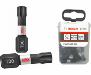 Bosch bit 1/4- T30- 25mm TORX Impact 25 kusů (2607002807)