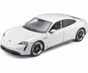 Bburago Porsche Taycan Turbo S Bílá 1:24 BBURAGO