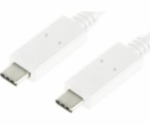 LogiLink USB-C - USB-C kabel USB 1 m Bílý (CU0131)