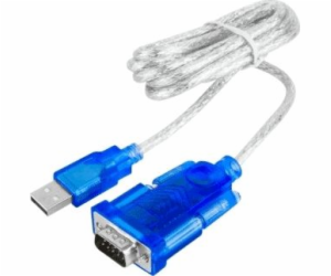 Cabletech DB9M USB - RS-232 USB adaptér modrý (KPO3431-1.5)