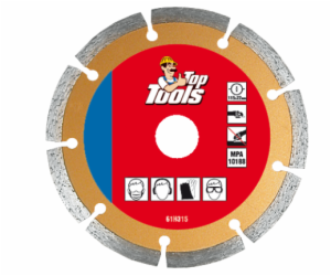 Top Tools Segmentový diamantový kotouč 22,2x115mm - 61H315