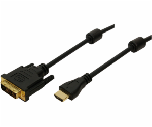 LogiLink HDMI - DVI-D kabel 3m černý (CH0013)