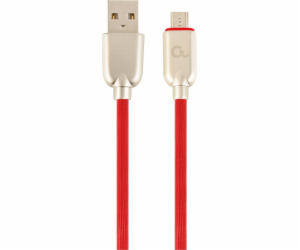 Gembird USB-A - microUSB kabel 2 m červený (CC-USB2R-AMmB...