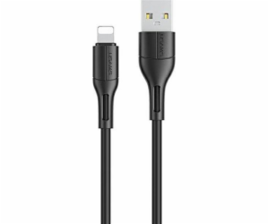 Usams USB-A – Lightning kabel 1 m černý (SJ500USB01)