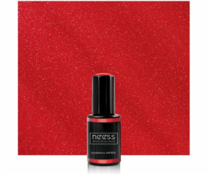 NEESS Hybridní lak 7424 Glitter secRED 4ml