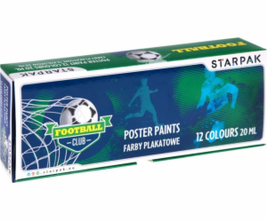 Starpak I BARVY PLAK 12KOL/20ML FOTBAL STK FOL 6/2