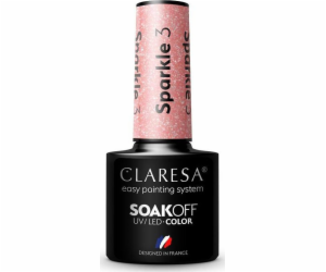 Claresa Claresa Soak Off UV/LED Sparkle hybridní lak 3 5g